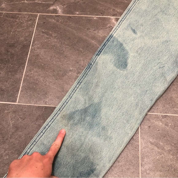 Vintage mom jeans blue high rise waisted acid wash Together 90s 80s - Picture 6 of 7